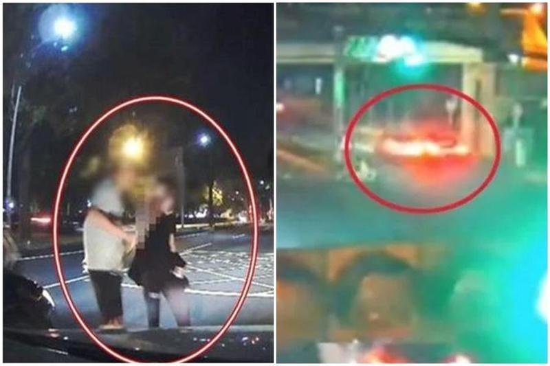 有網友深怕莎拉蒂惡少事件重演，詢問車上放什麼防身物才能自保。（翻攝自畫面）