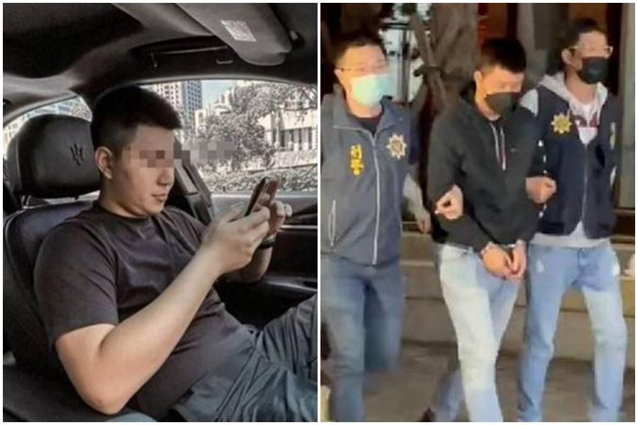 彰化百桂食品廠二代瑪莎拉蒂車主張嫌昔日畢業照被翻出。(翻攝畫面)