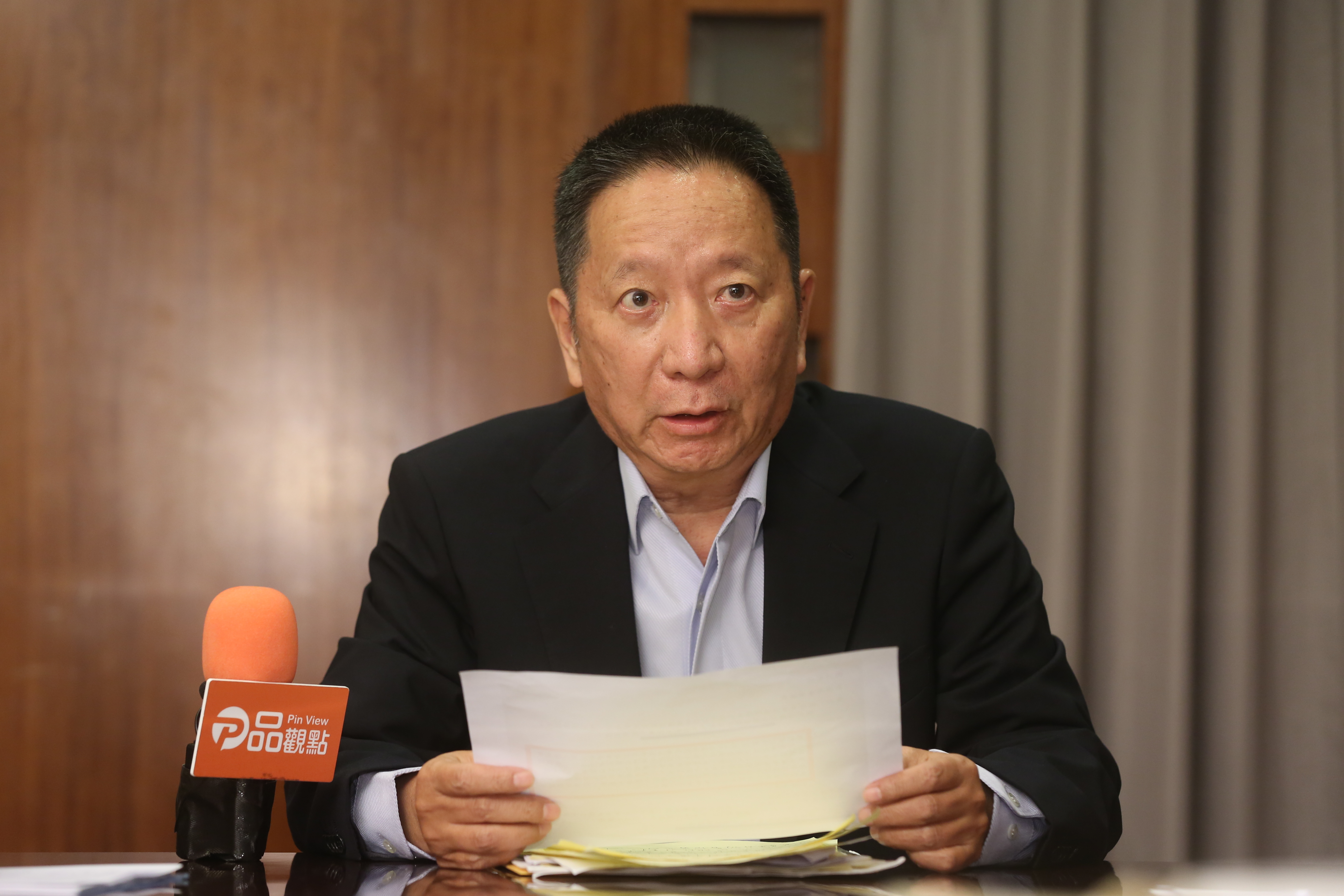 以林學圃、孫鐵漢為首的市場派入主泰豐後，該陣營因一塊土地爆內鬨，圖為泰豐董事葛作亮。