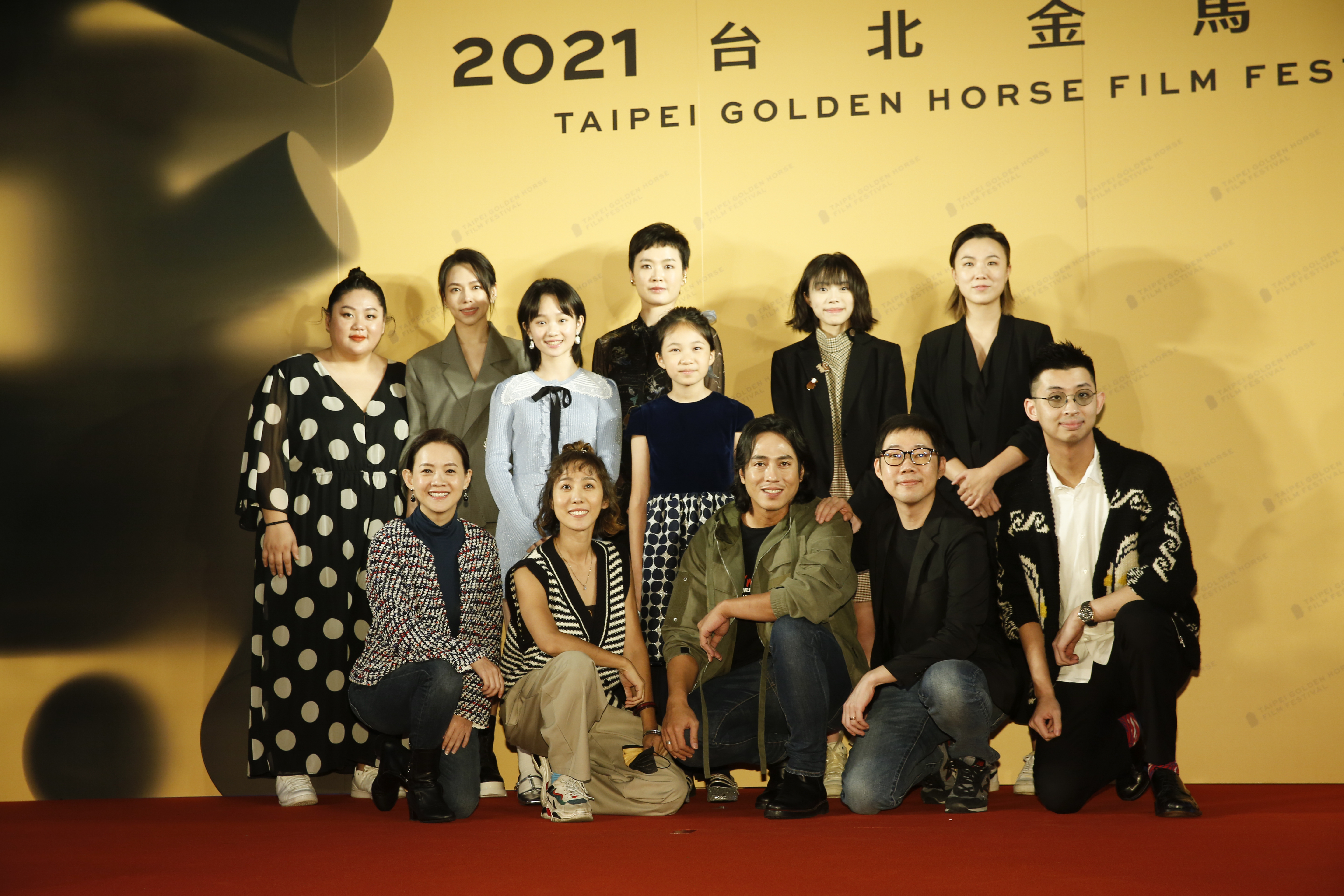 《美國女孩》的金馬首映幾乎所有演員都來支持，可惜獨缺女主角林嘉欣。