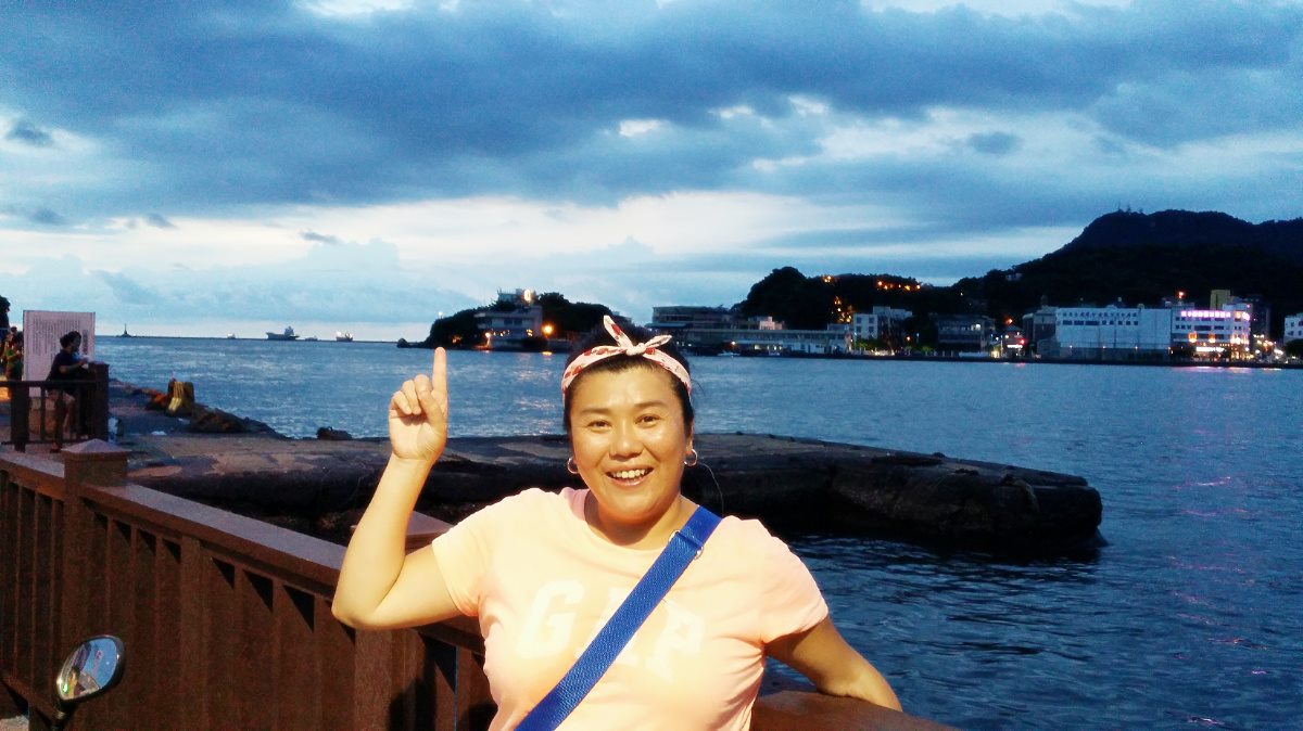 林美秀形象樂觀，但網友突然傳來的情緒性字眼讓她造成壓力。（翻攝林美秀臉書）