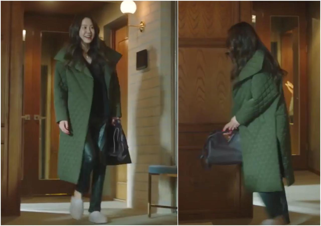 韓國女星高賢廷在《妳的倒影》一劇中飾演豪門媳婦,她手上的包款是BV Wardrobe 01系列的Point。(翻攝自網路)