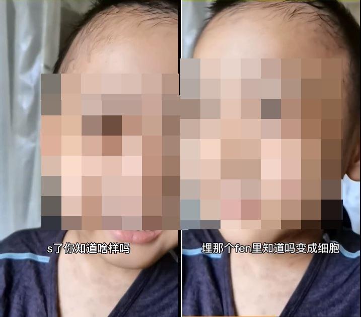 默默問媽媽「死了，你知道是啥樣嗎？」（翻攝自抗白小默默微博）