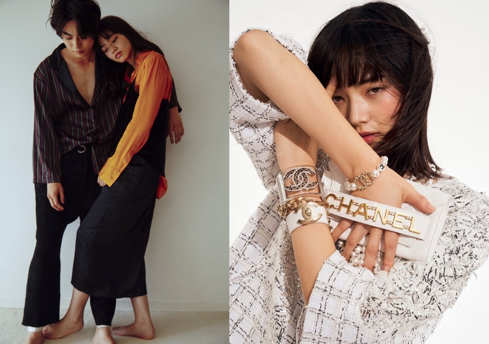 小松菜奈讓菅田將暉交往沒多久就想把她娶回家。（左為網路照片，右翻攝小松菜奈IG）