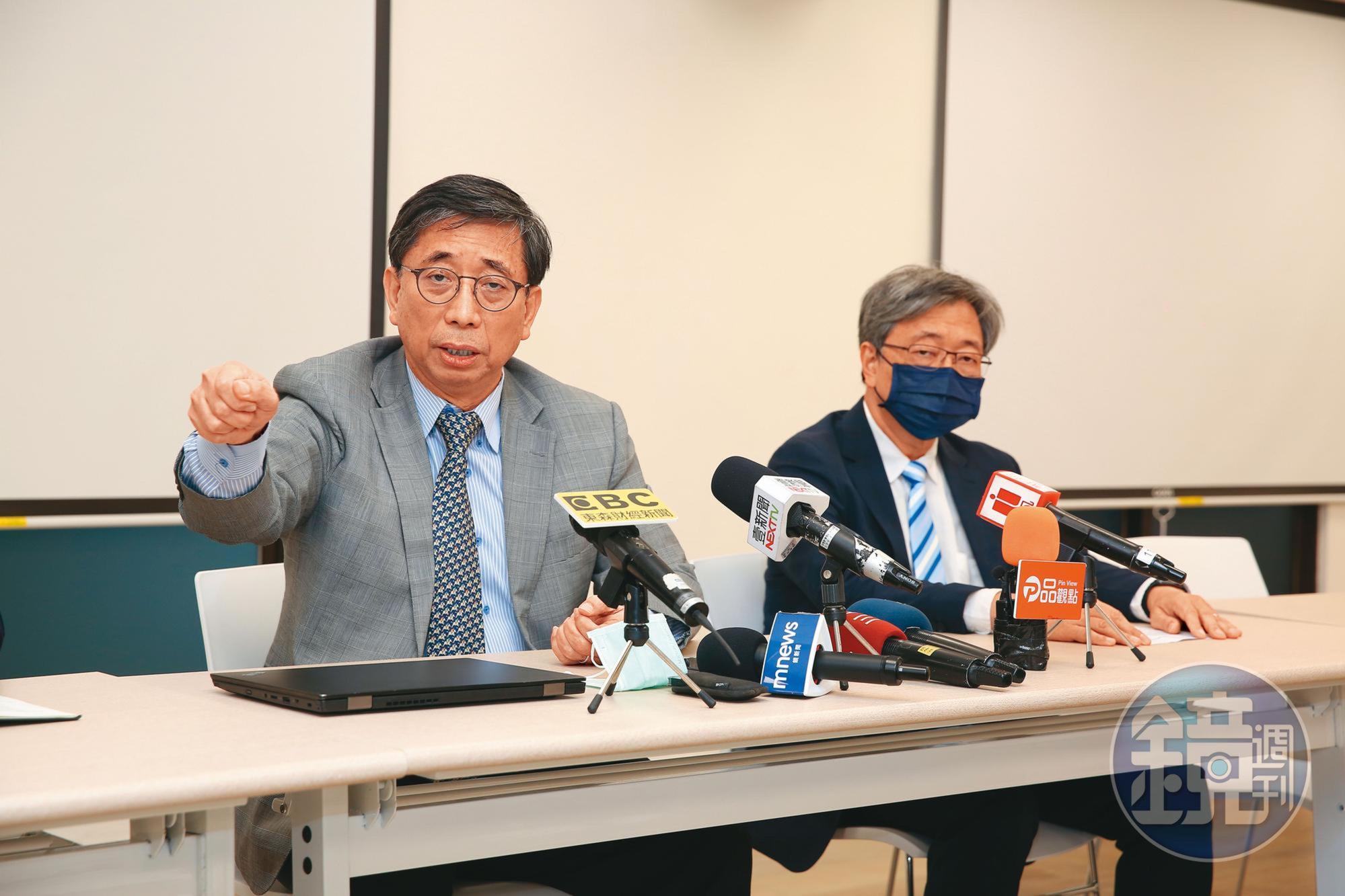 光洋科董座馬堅勇說，他才是正牌董事長。