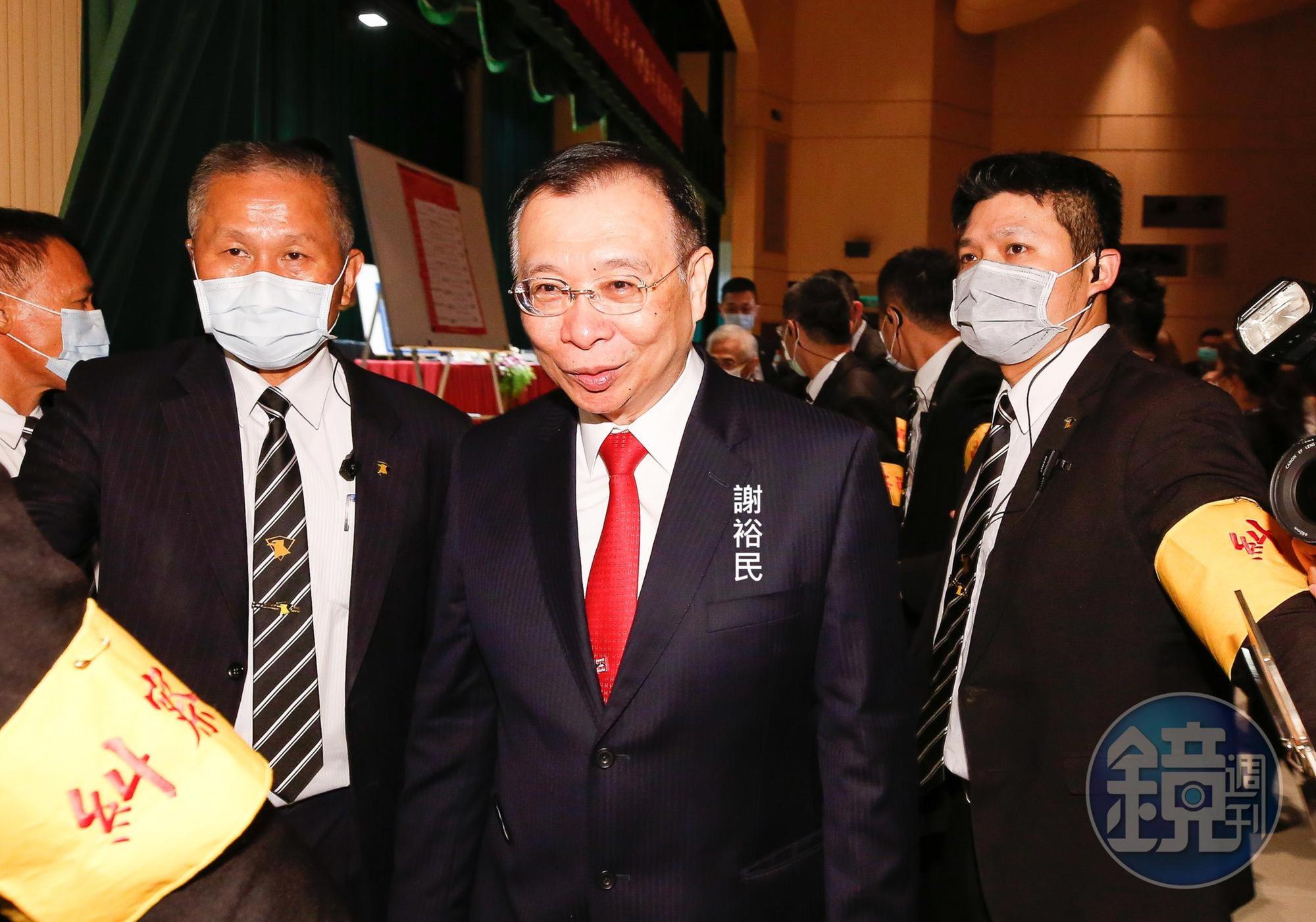 台鋼集團會長謝裕民是光洋科大股東,他覺得被公司派董座馬堅勇突襲。