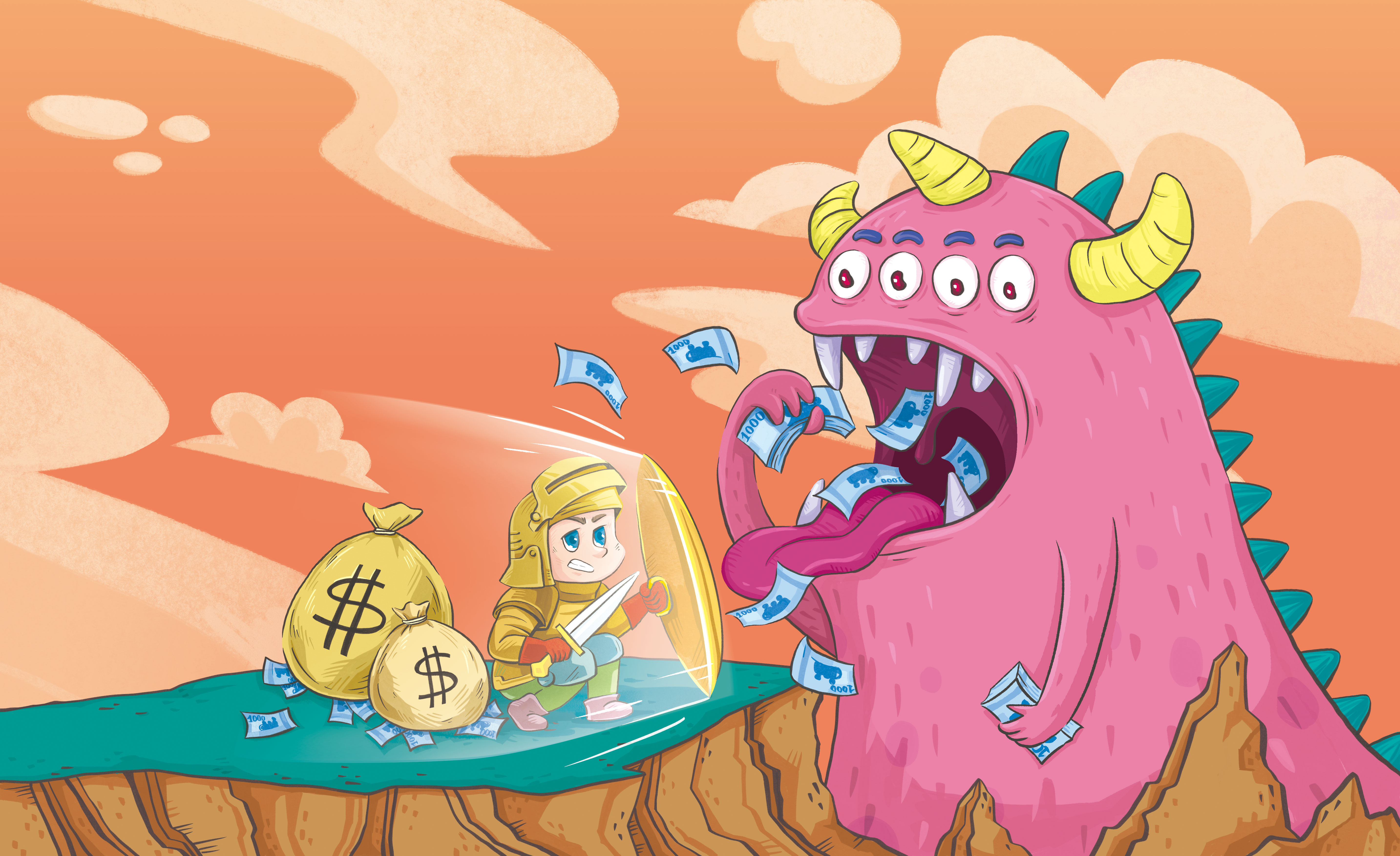 全球物價飆漲，錢擺在銀行，資產價值將被通膨怪獸吞噬。