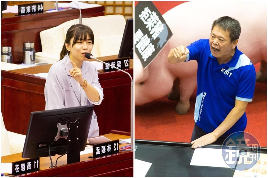 國民黨立委林為洲因力挺反萊豬,昨(15日)遭台北市民進黨議員林穎孟反嗆「渣男」,掀起口水戰。(資料照)