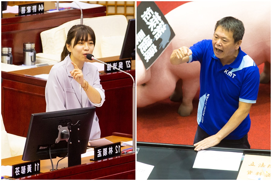 國民黨立委林為洲因力挺反萊豬，昨（15日）遭台北市民進黨議員林穎孟反嗆「渣男」，掀起口水戰。（資料照）