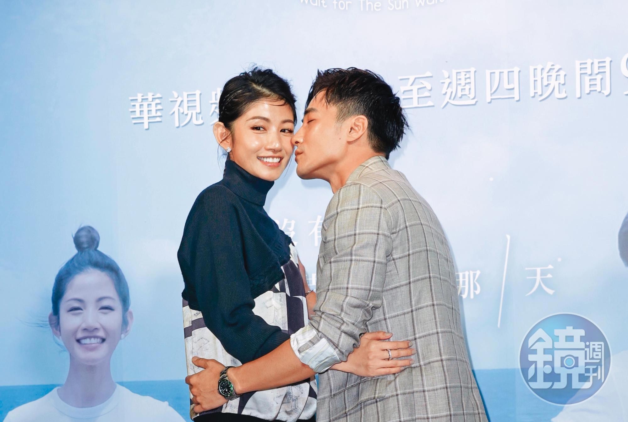 李千那(左)與是元介(右)的戀情短暫,一度鬧出情變懸案,因為男的在公開場合單方面宣布分手。