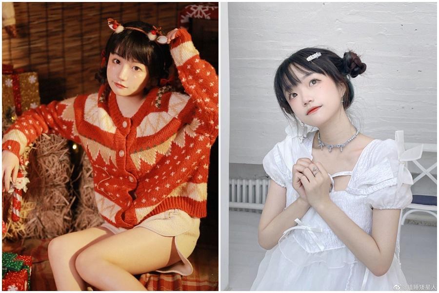 網紅瞌睡矮星人被網友造謠睡過。（翻攝自瞌睡矮星人微博）
