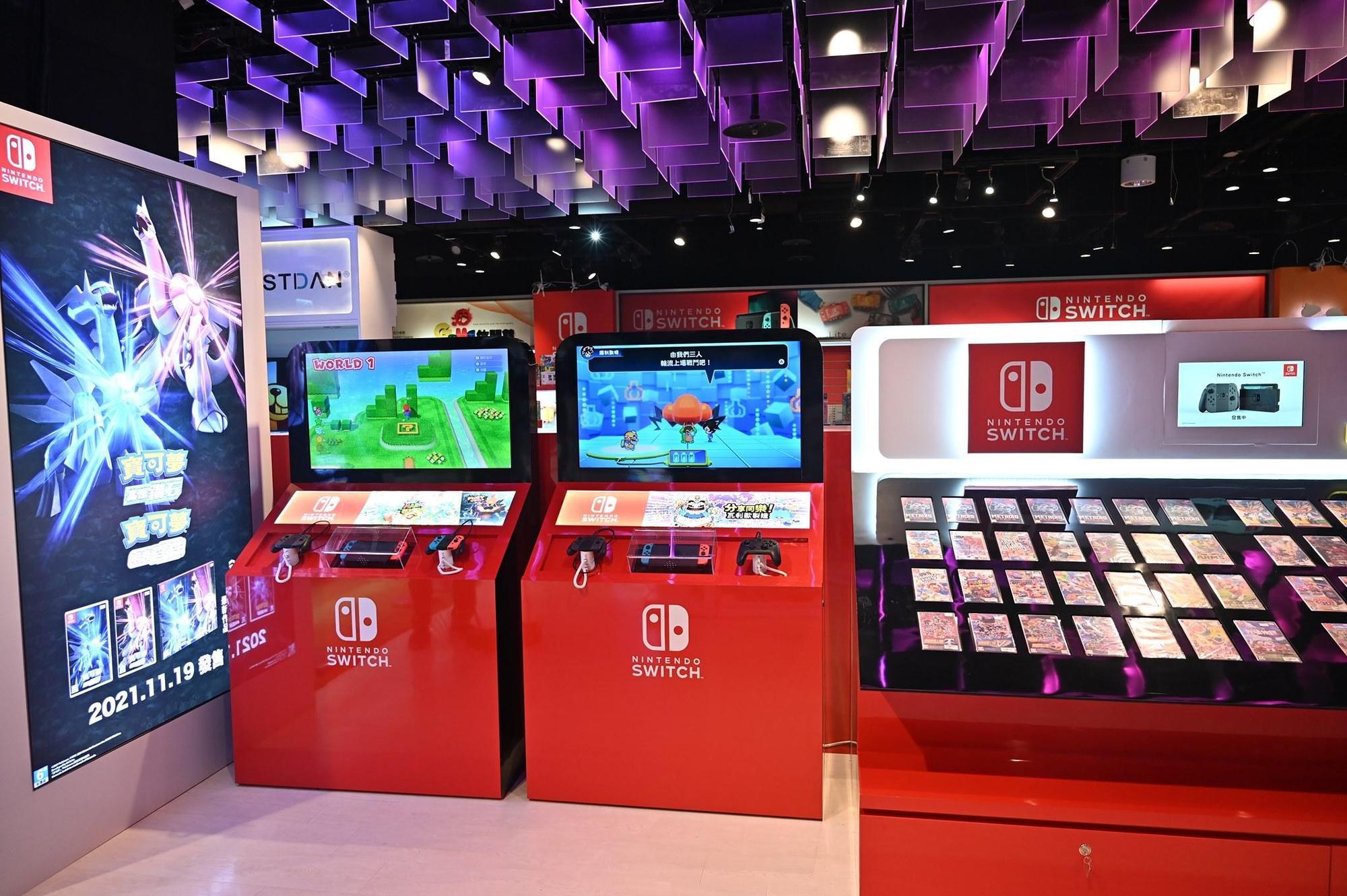 館內也提供Switch主機、遊戲試玩。(翻攝傑仕登臉書粉專)