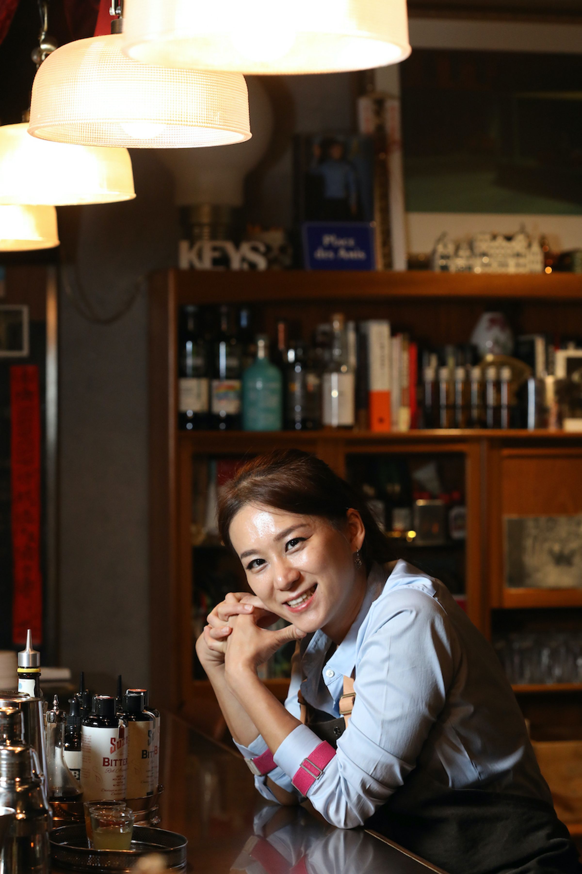 亞洲50大酒吧「AHA Saloon」調酒師李詠蕎（Emily），勇奪「第一屆合力勇氣琴酒挑戰賽」冠軍。