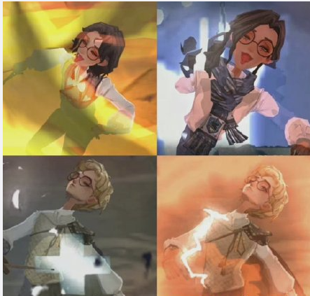 中國手機遊戲《哈利波特：魔法覺醒》近日爆出遊戲中女性角色被攻擊後出現吐舌、後仰等動作。（翻攝微博）