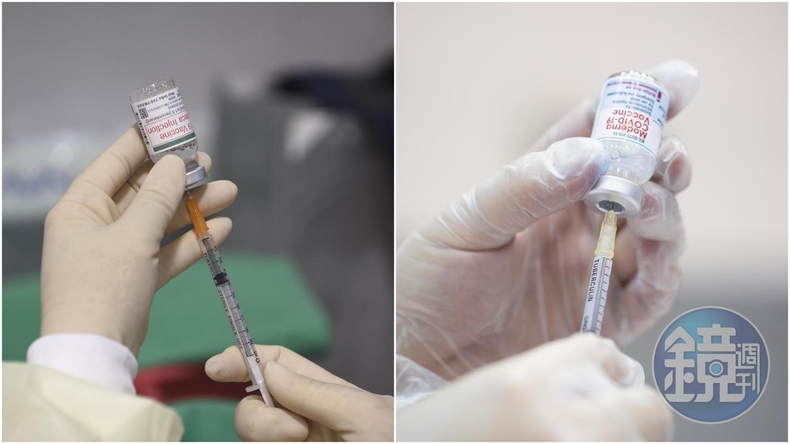 台大醫院混打研究期中報告出爐,AZ混莫德納保護力優於2劑AZ,但副作用比例更高。(本刊資料照)