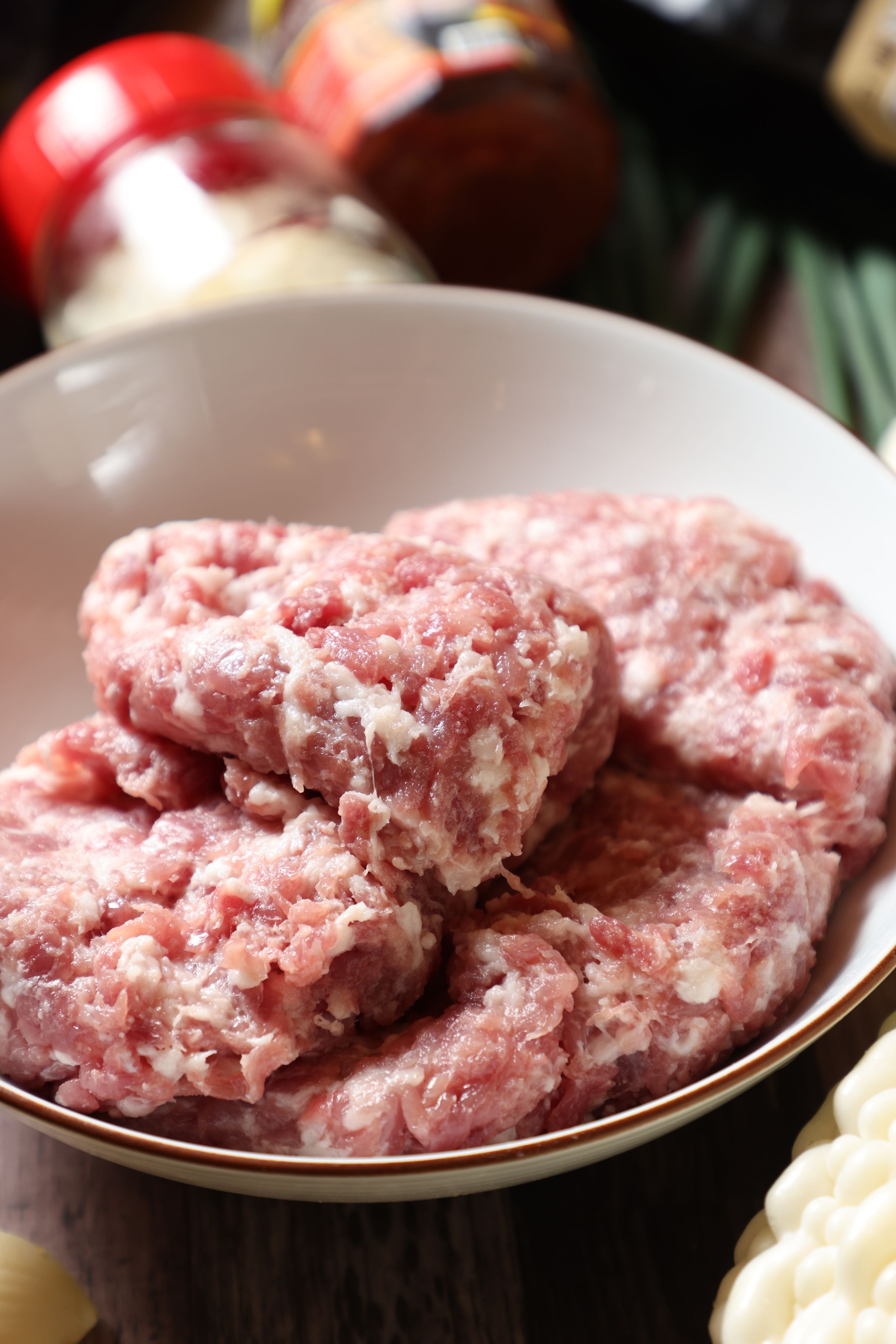 今天準備的絞肉。