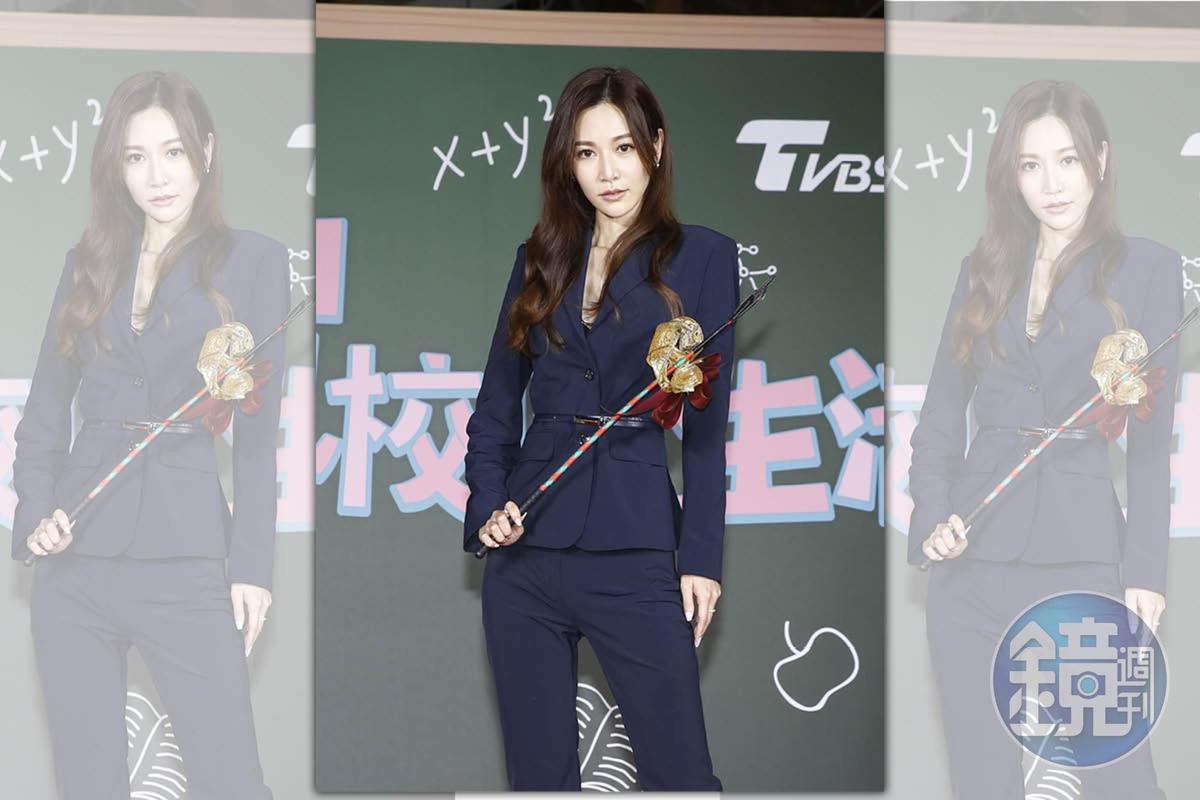 曾莞婷將在新劇飾演火辣訓導主任。