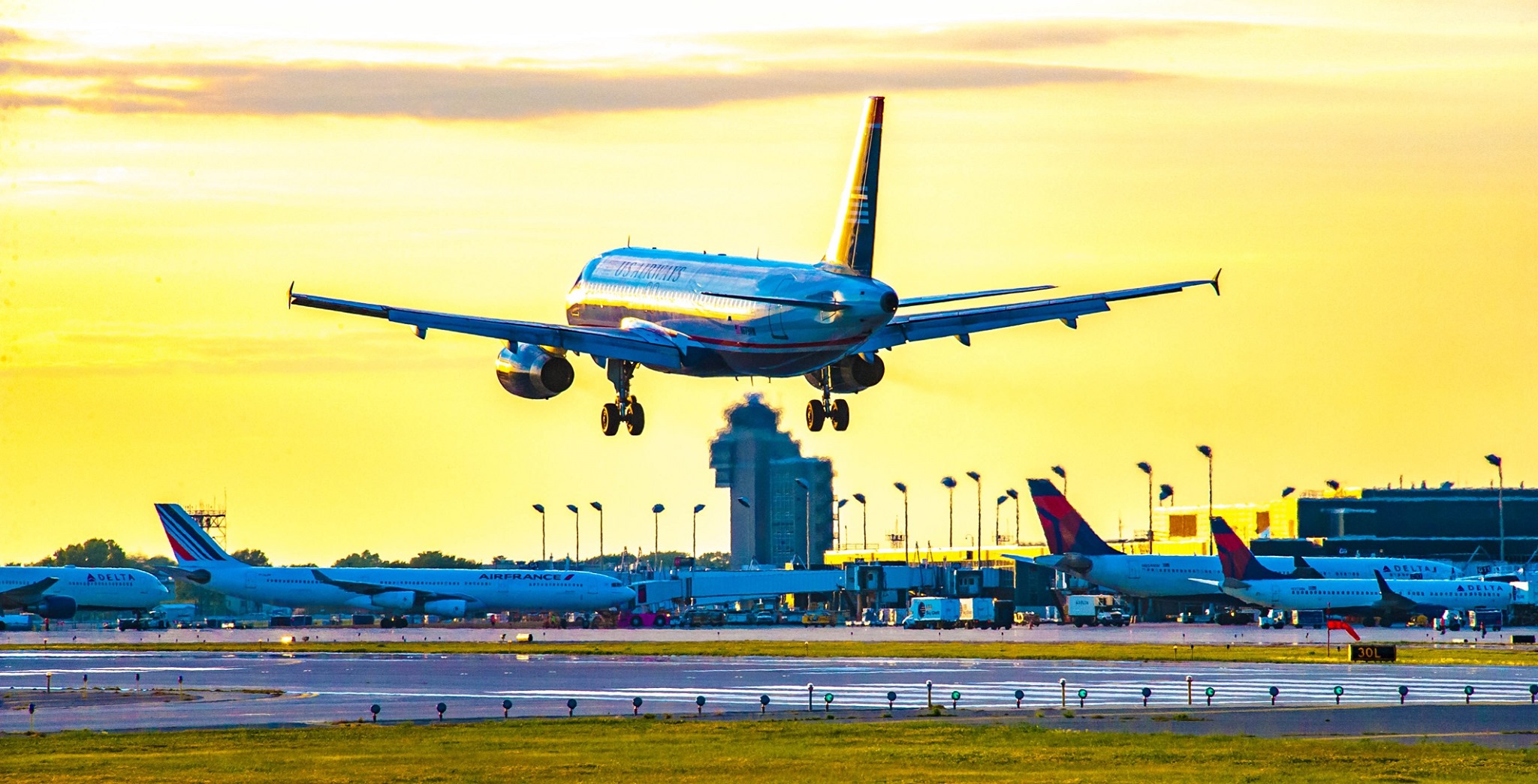 事發的聖保羅國際機場,位於美國明尼蘇達州。(翻攝MSP Airport Facebook)