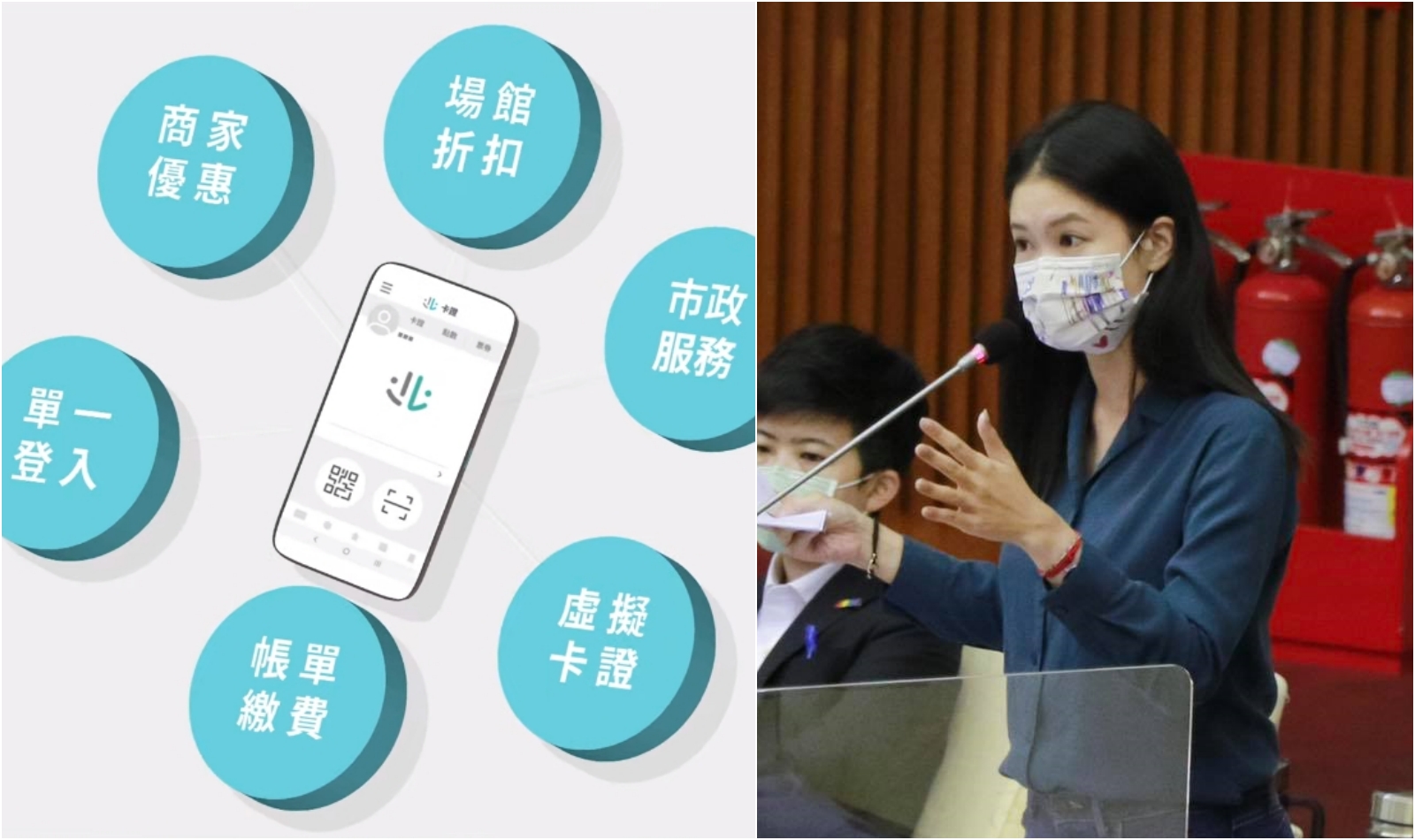 台北通App遭議員質疑有違反《個資法》的疑慮。（翻攝自台北通網站／林亮君臉書）