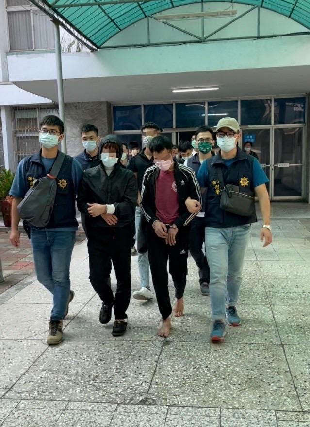 警方偵訊後，將林男等人依違反《森林法》移送法辦。（保七總隊提供）