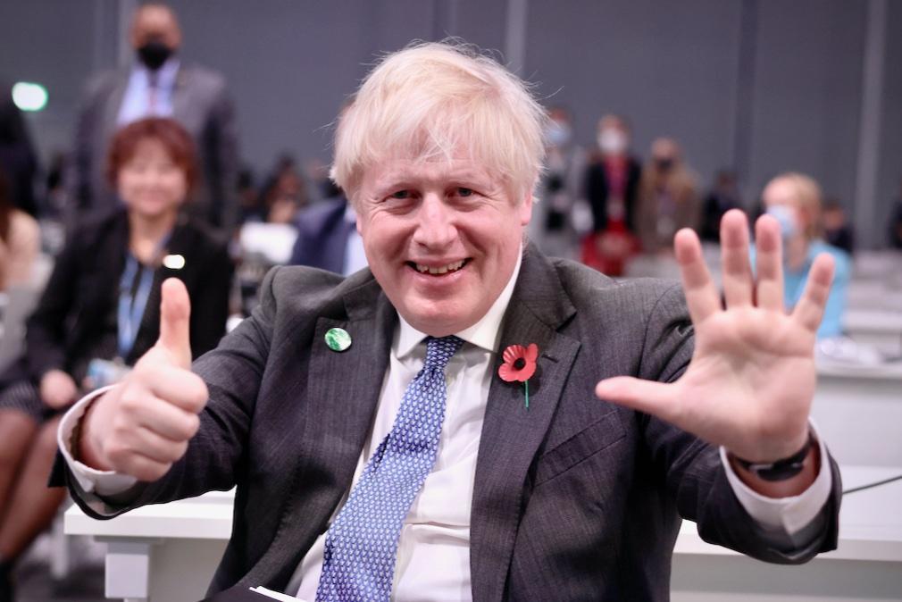 英國首相強生（圖）的父親爆發性醜聞，引發爭議。（翻攝自強生推特）