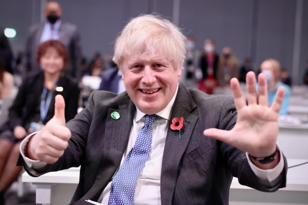 英國首相強生（圖）的父親爆發性醜聞，引發爭議。（翻攝自強生推特）