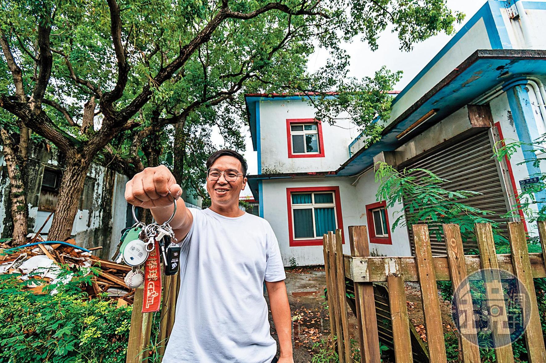 面對曾是廢墟的幼兒園，胡文偉教練看到的全是地方創生的可能。