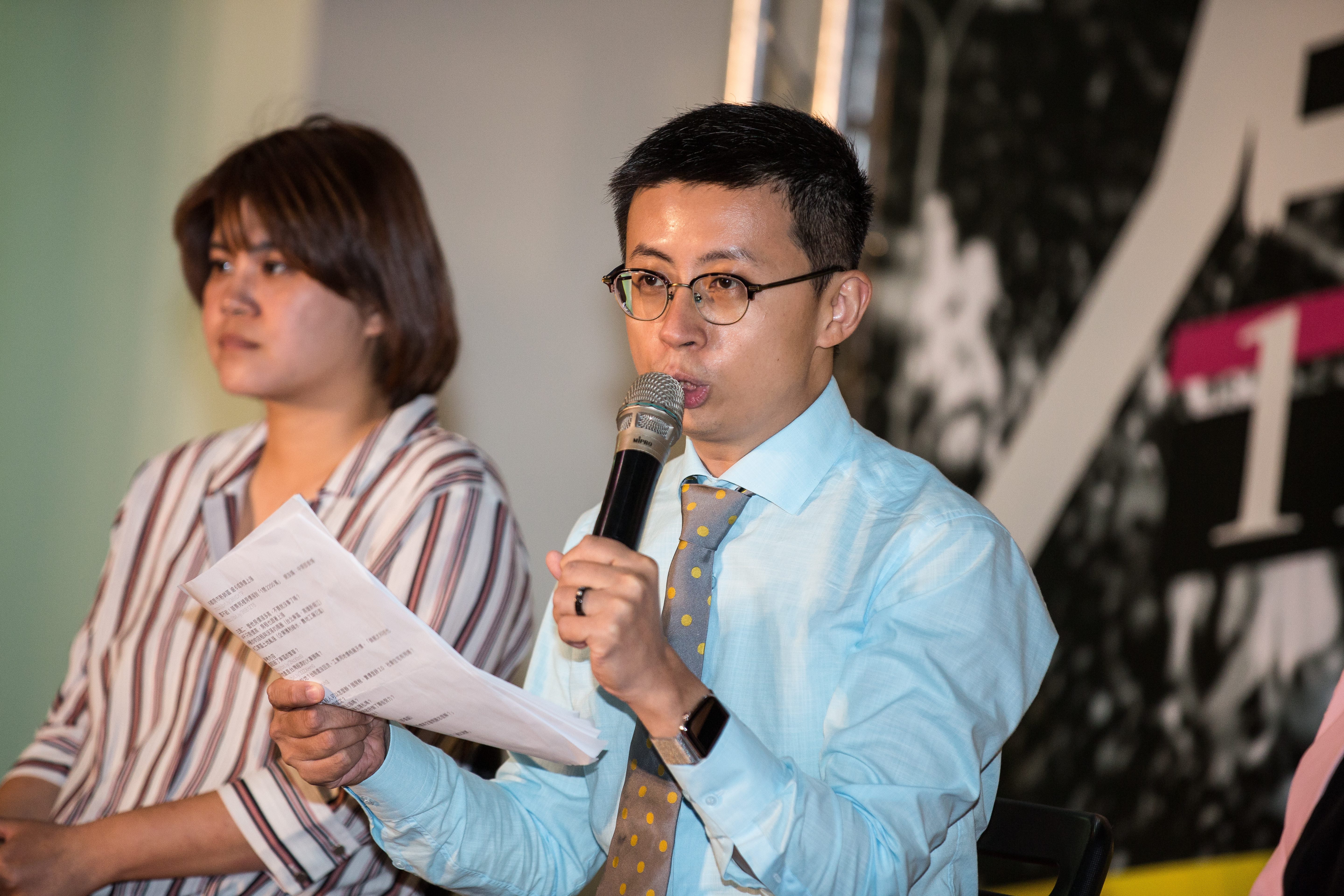 台北市議員邱威傑也是反核方代表，將於之後的公投辯論會上登場與黃士修進行辯論。（本刊資料照）