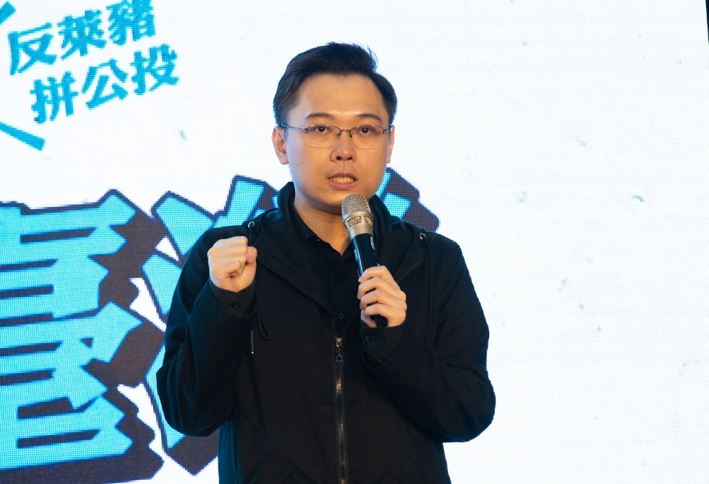 黃士修在公投意見發表會中的發言被認為是公然恐嚇，他不以為然地表示「不爽來告」。（本刊資料照）