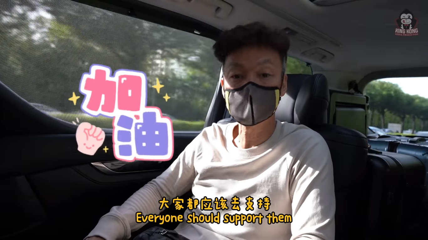 李國煌在YT頻道分享本屆金馬之旅紀錄影片，妙語如珠笑點不斷。（翻攝自「李國煌的金馬之旅2021」影片）