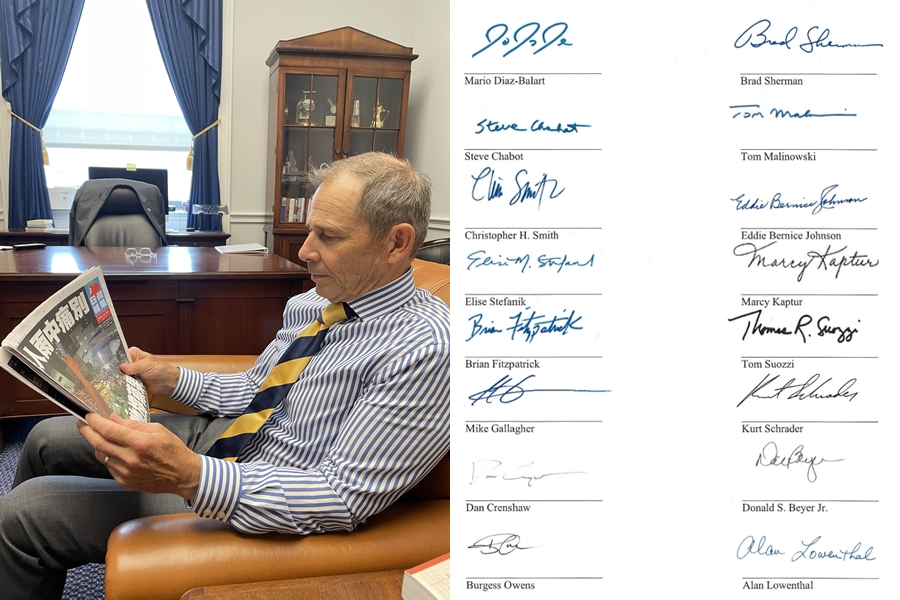 美國共和黨籍眾議員匡希恆發起連署，挺台加入國際刑警組織當觀察員。（翻攝自@RepJohnCurtis Twitter、John Curtis官網）