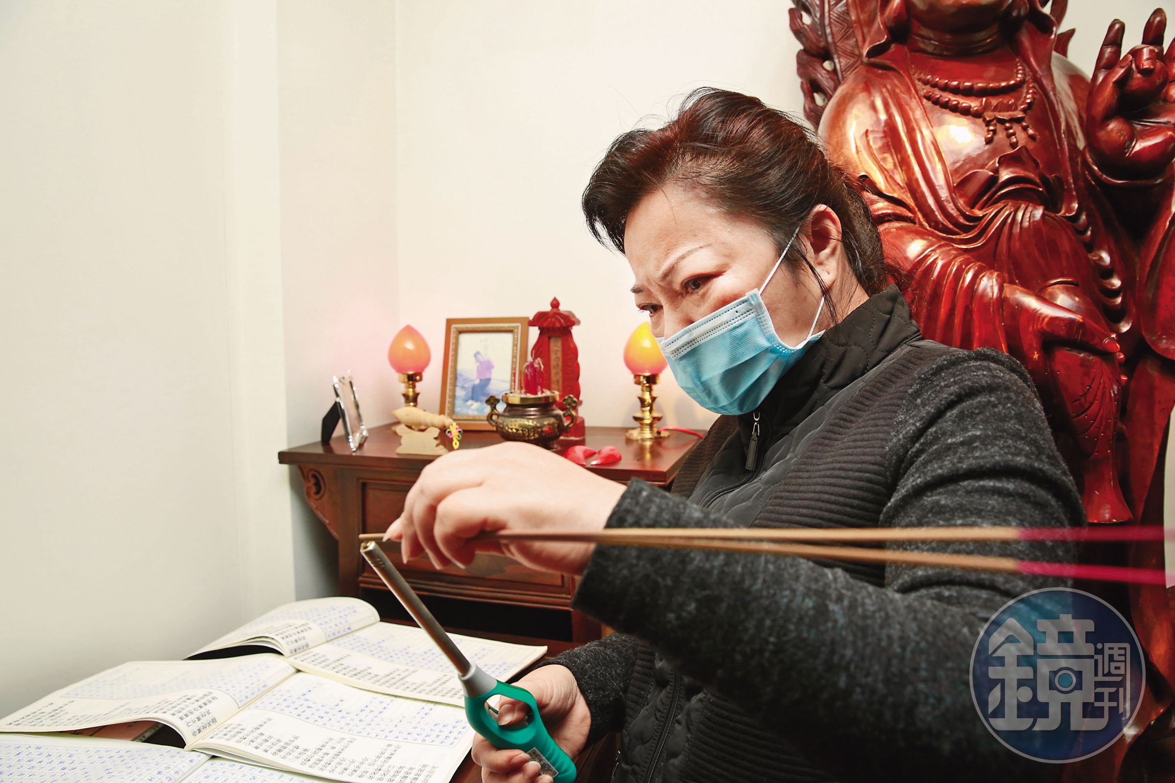 白曉燕事件是白冰冰心中最大傷痛，女兒的牌位一直存放在家中。