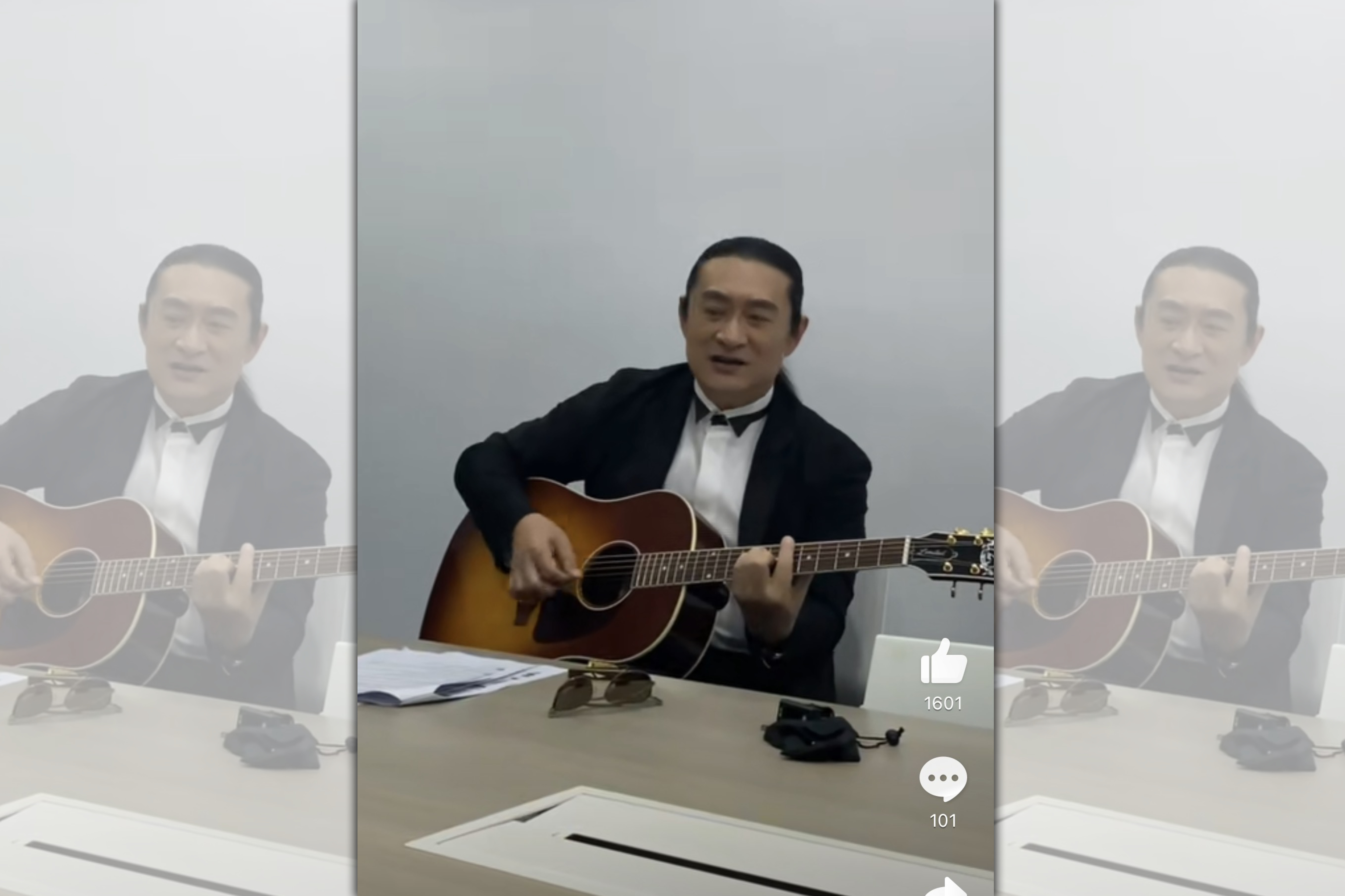 黃安最近在抖音開帳號和網友互動。（翻攝自黃安微博）