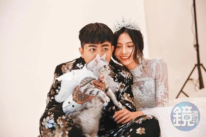 謝和弦與莉婭日前拍婚紗照。(本刊資料照)