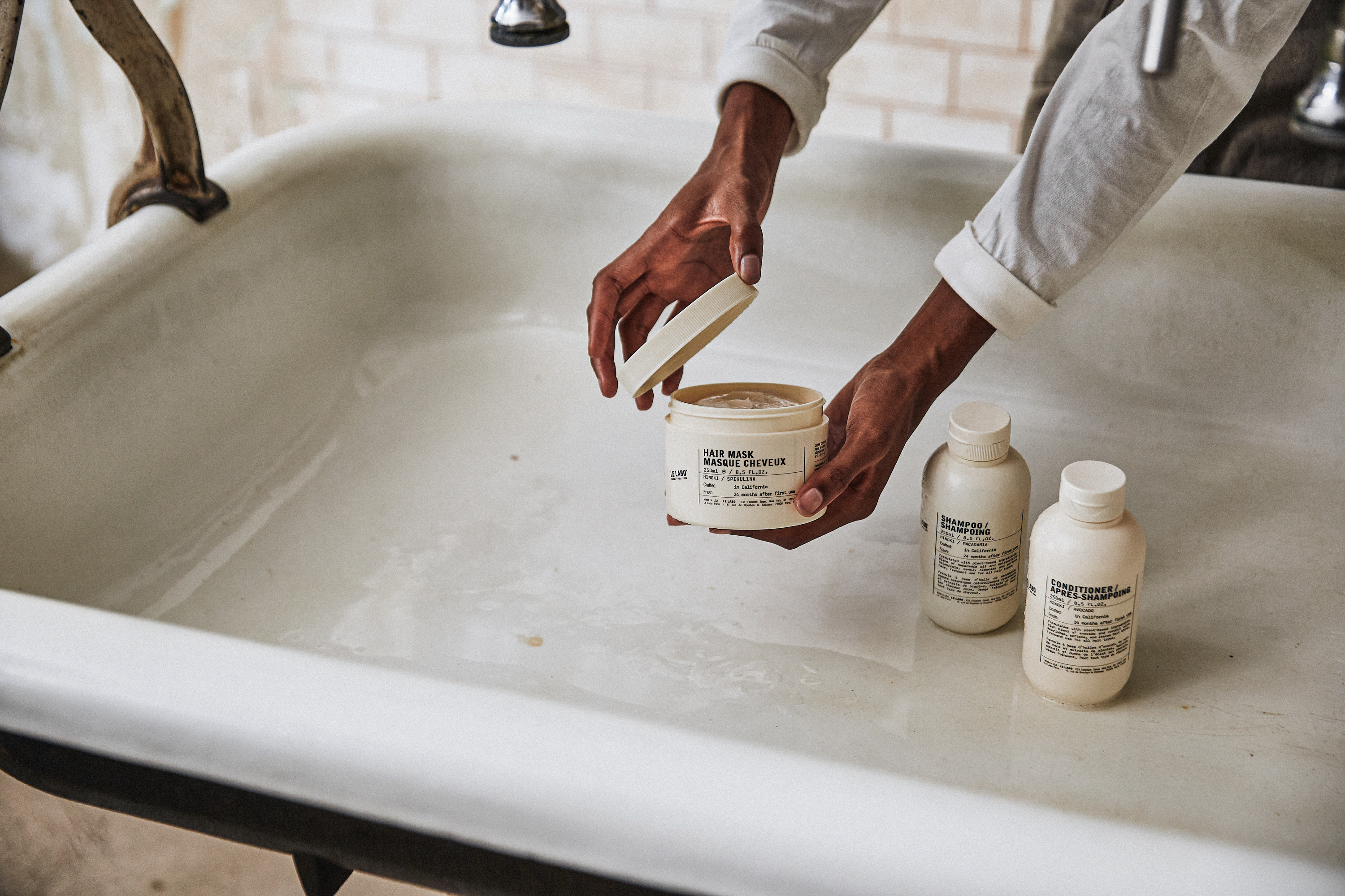 羅勒潤膚霜 60ml NT$550 / 250ml NT$1,700  LE LABO 。（LE LABO提供）