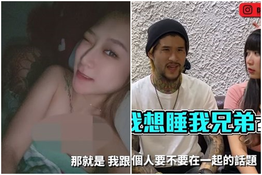 YouTube網紅團體「大麻煩」成員重讀近日拍影片控訴，重機女神「小J」欺騙男人感情。（翻攝自重讀教條YouTube）