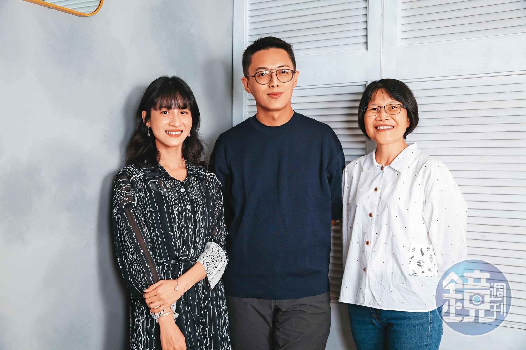 製作人徐青雲（右起）攜手導演林君陽費時3年多打造，由連俞涵擔綱演出，將50年代台灣茶葉黃金時代呈現給觀眾。