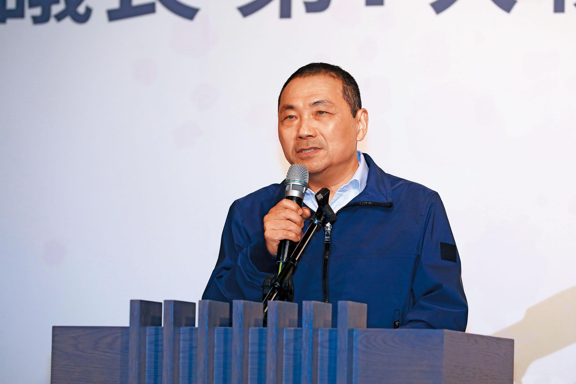 相較朱、趙為公投較勁,打成2024年選舉前哨戰,被看好角逐總統大位的侯友宜(圖)則維持低調態度。
