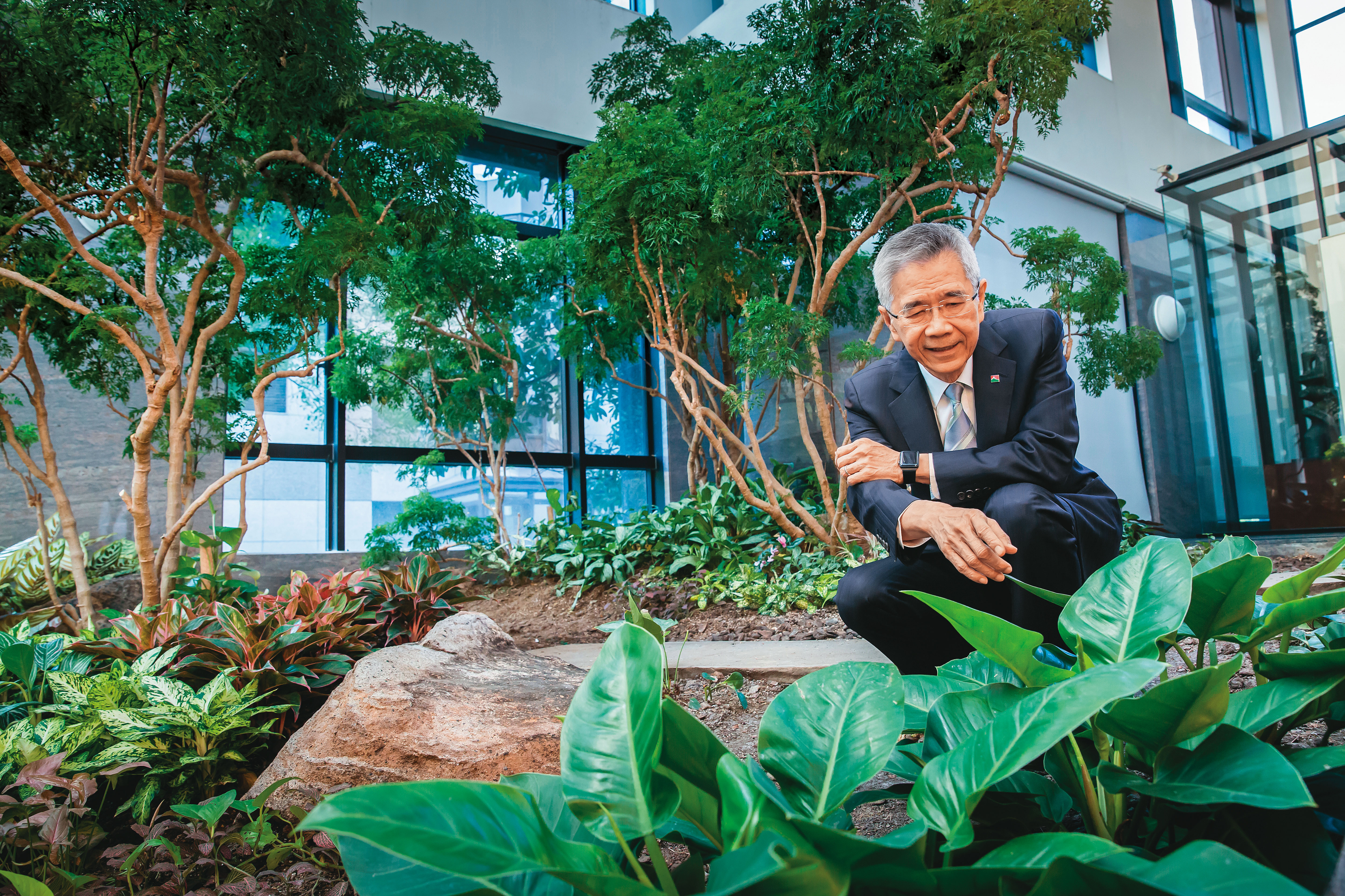 周俊吉關注環保超過30年，他認為企業營運可兼顧經濟與環保。