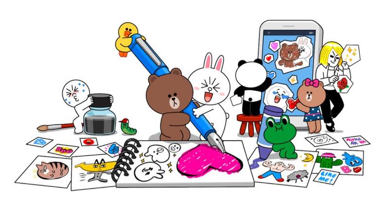 LINE貼圖邁入10週年，創作者人數持續增長。（翻攝Line Creators Market）