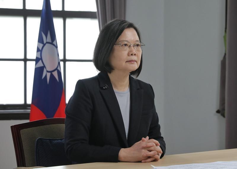 蔡英文正告北京當局，立刻停止對台企的重罰行為。（資料照，總統府提供）