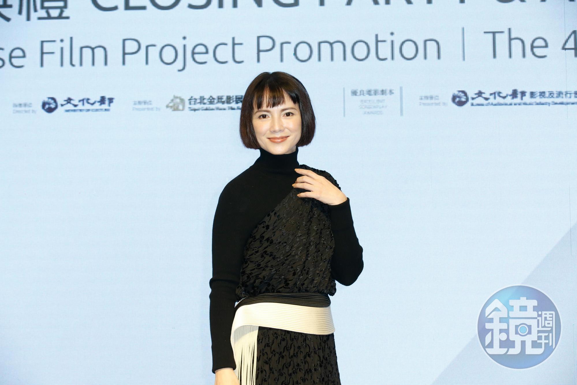 李心潔連續3年來力挺金馬，今年除了來當創投評審，也會擔任典禮頒獎人。