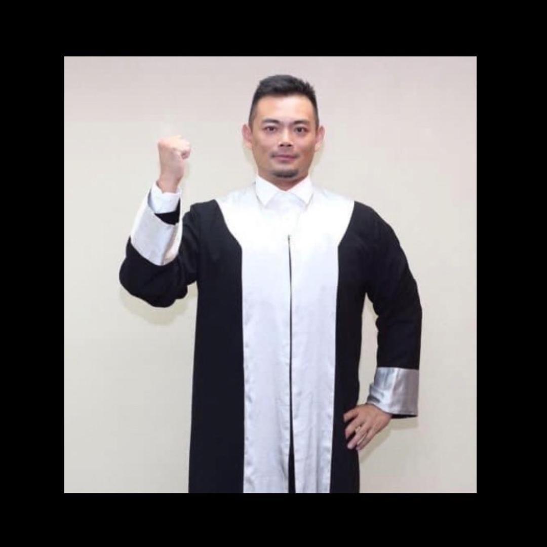 熊大律師曾參與八仙塵爆案、信義區夜店殺警案、立委暨中醫師貪污案、紅景天飲料詐欺案等案件。（熊大律師提供）