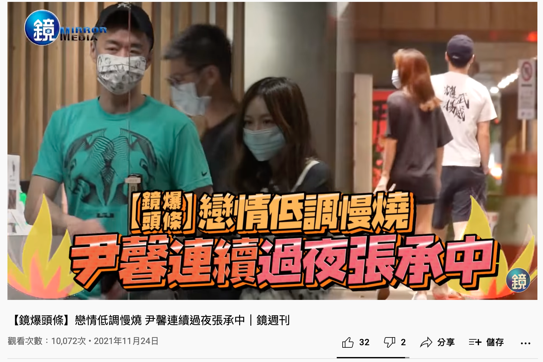 現在的YouTube是以「讚」「倒讚」兩個按鈕來表達對影片的評分。(翻攝自YouTube)