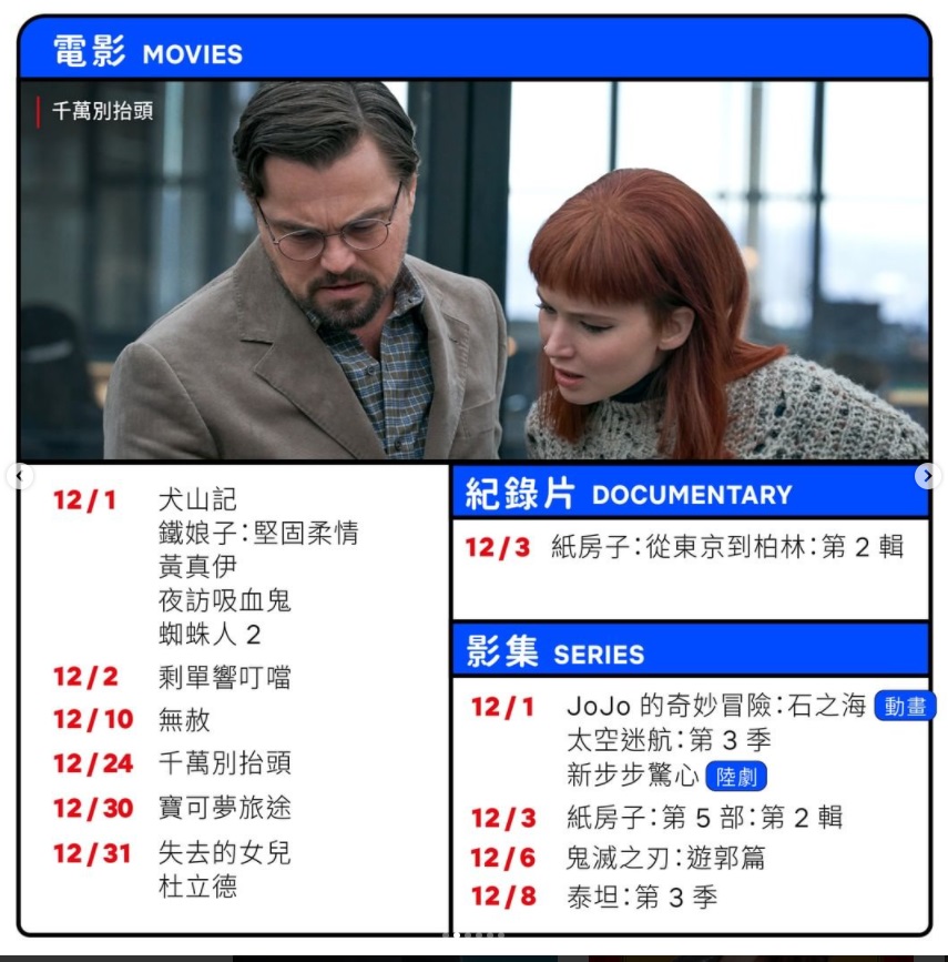 《鬼滅之刃》第2季動畫「遊郭篇」將在12月6日登上Netflix（翻攝IG：netflixtw）