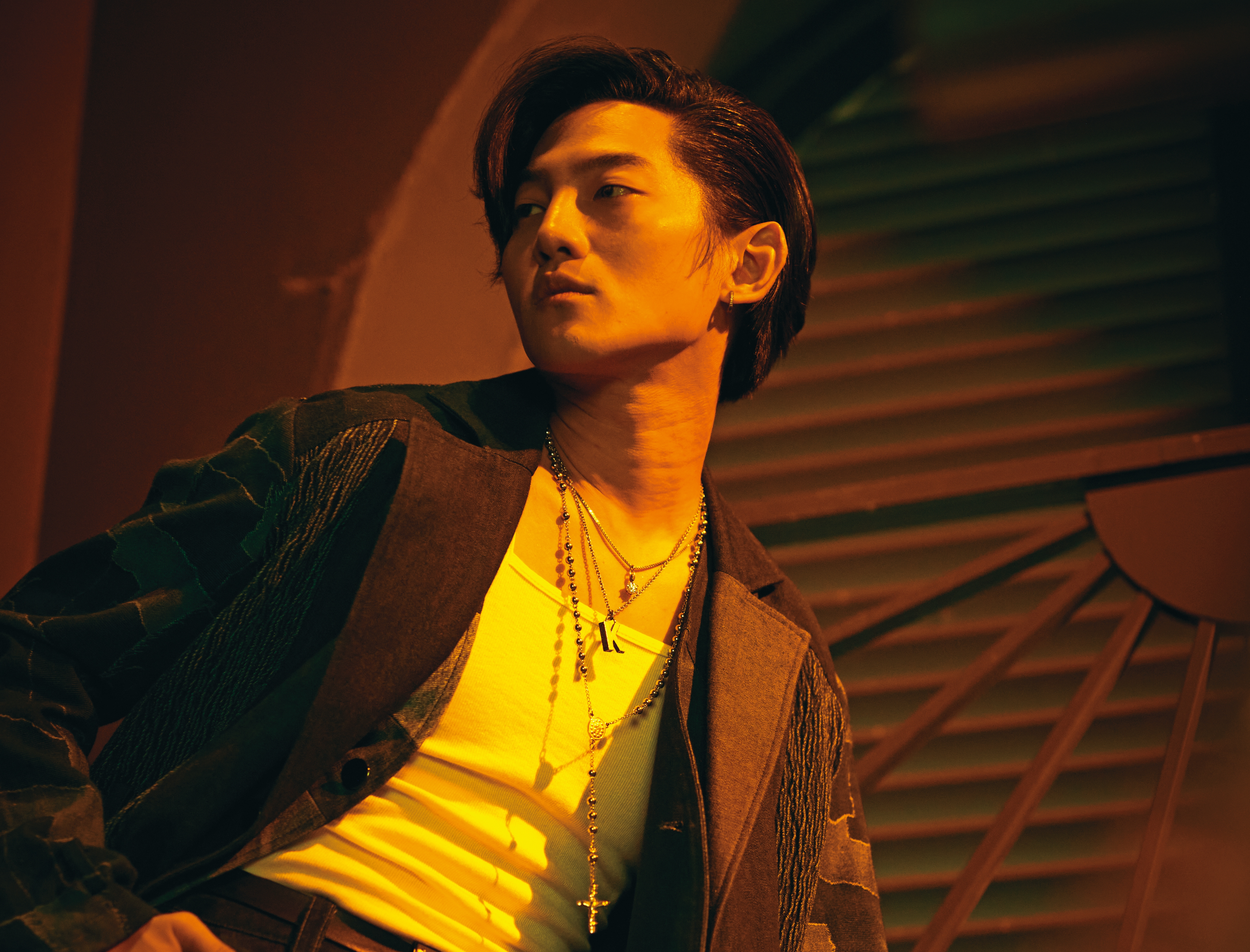 岱毅入行10年，從模特兒轉向戲劇發展，演藝作品多，但卻未演到代表作。