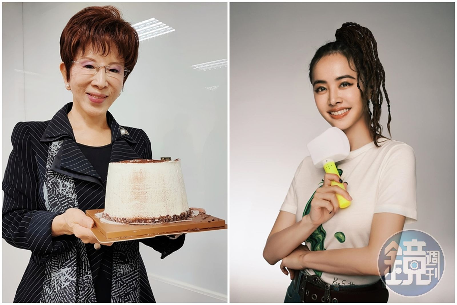 洪秀柱收到蔡依林的蛋糕吃完狂讚：不同凡響- 鏡週刊Mirror Media