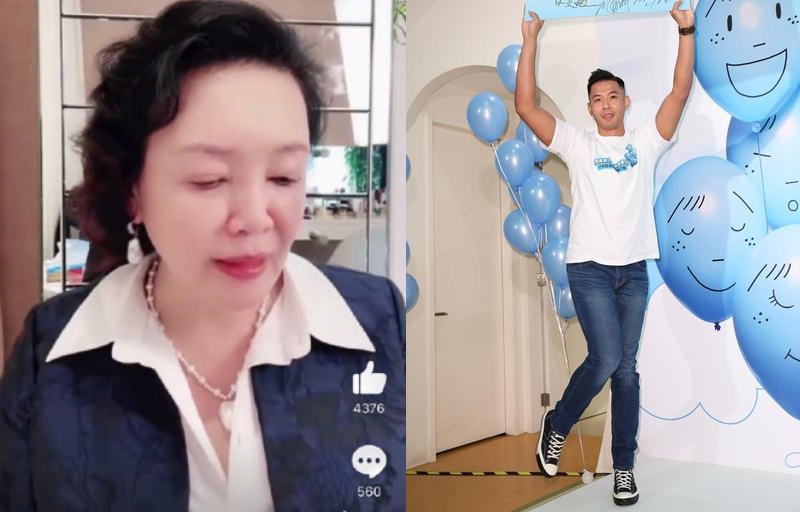 張蘭突然在爆料兒子被陳建州按在地上打。(翻攝自微博、本刊資料照)