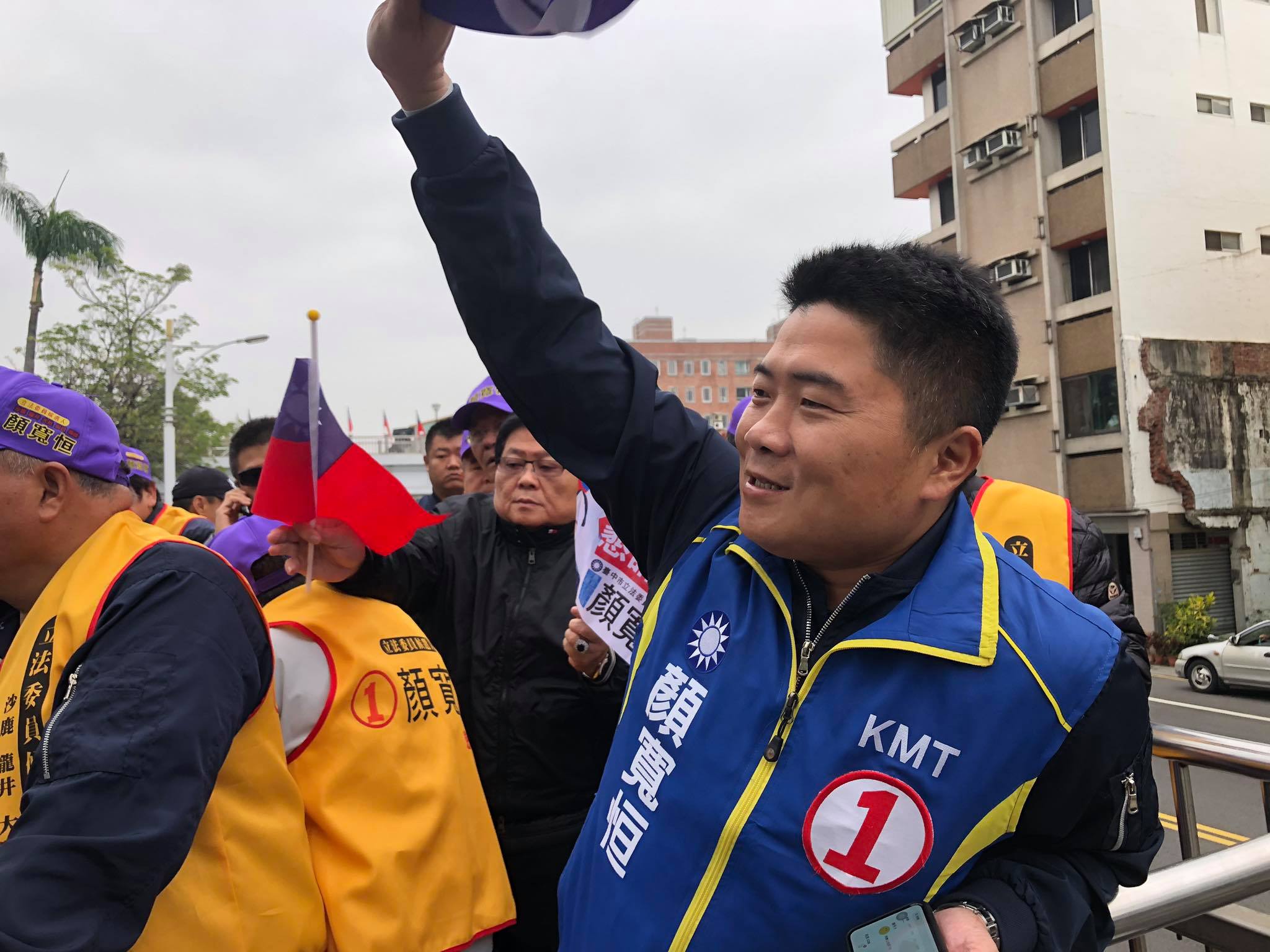 社運名人「音地大帝」親赴顏寬恒造勢場合，分享了觀察後的心得。（翻攝音地大帝臉書）