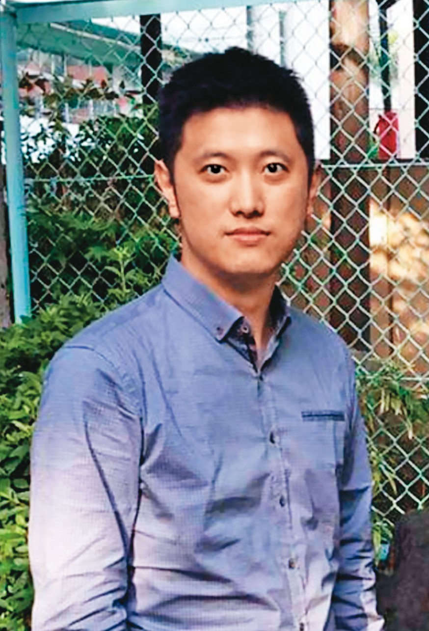 高嘉瑜未曝光的男友林秉樞(圖),現在政大攻讀博士,卻經常對外自稱是在國安會工作。(翻攝臉書)